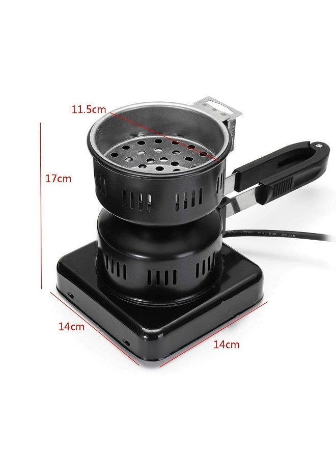 موقد إشعال الفحم الكهربائي محمول مع مقبض قابل للإزالة – سريع التسخين لإشعال الفحم للشواء والمواقد والاستخدام الخارجي - Image 4